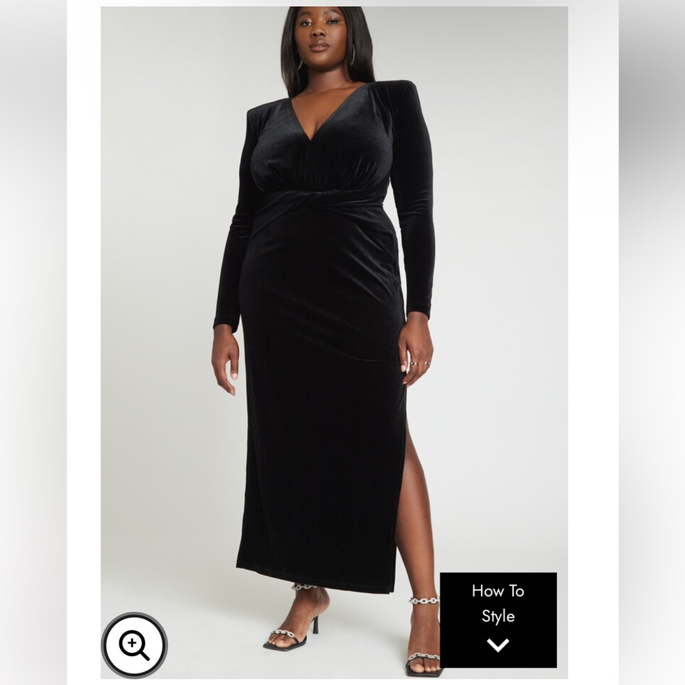 Eloquii Velvet Dress